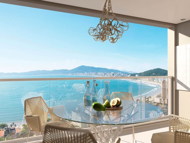 Apartamento com 99m² 3 quartos e 3 banheiros, à venda, no bairro Canto da Praia em Itapema