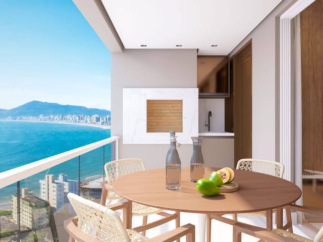 Apartamento com 99m² 3 quartos e 3 banheiros, à venda, no bairro Canto da Praia em Itapema