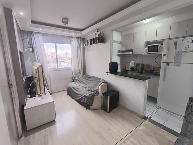 Apartamento com 48m² 1 quarto e 1 banheiro, à venda, no bairro Cambuci em São Paulo