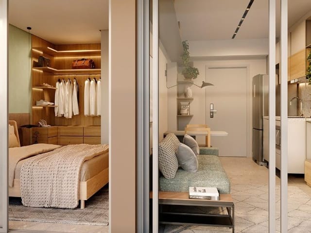 Apartamento com 35m² 1 quarto e 1 banheiro, à venda, no bairro Vila Mariana em São Paulo