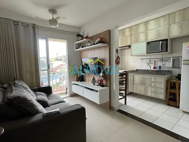 Apartamento 2 quartos e 1 banheiro, à venda, no bairro Parque Residencial Flamboyant em São José dos Campos