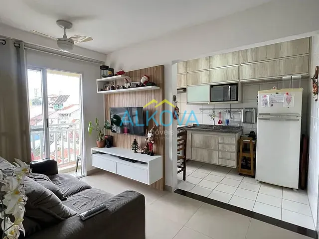 Apartamento 2 quartos e 1 banheiro, à venda, no bairro Parque Residencial Flamboyant em São José dos Campos