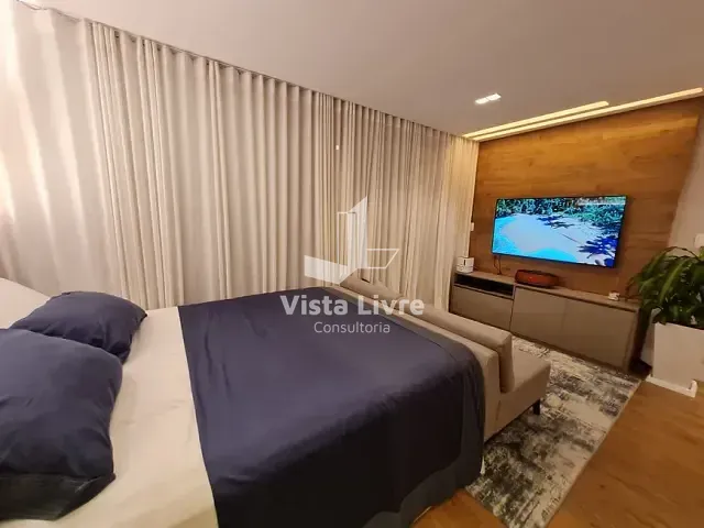 Apartamento com 42m² 1 quarto e 1 banheiro, à venda, no bairro Brooklin Paulista em São Paulo
