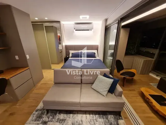 Apartamento com 42m² 1 quarto e 1 banheiro, à venda, no bairro Brooklin Paulista em São Paulo