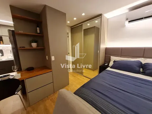 Apartamento com 42m² 1 quarto e 1 banheiro, à venda, no bairro Brooklin Paulista em São Paulo