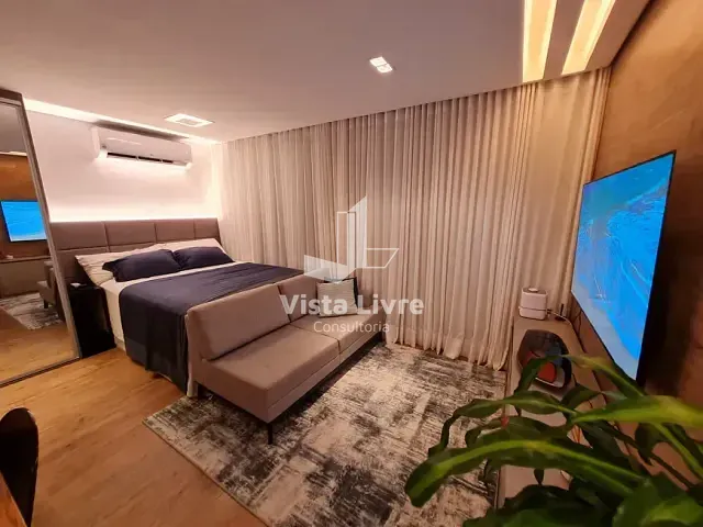 Apartamento com 42m² 1 quarto e 1 banheiro, à venda, no bairro Brooklin Paulista em São Paulo