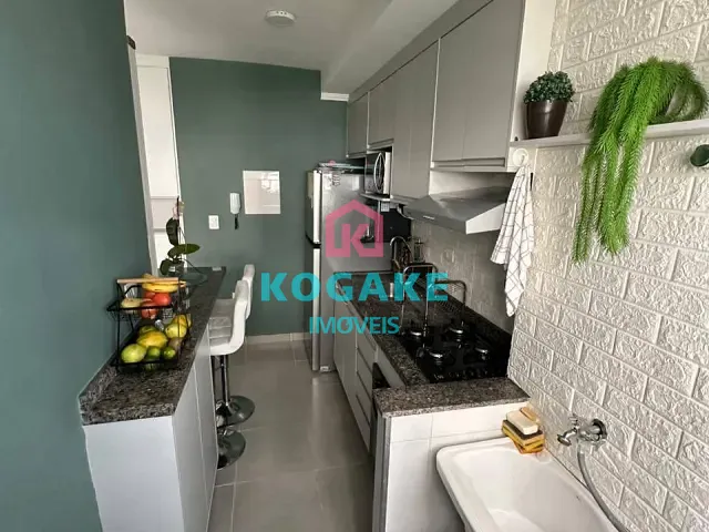Apartamento 2 quartos e 1 banheiro, à venda, no bairro Loteamento Terra Brasilis em São José dos Campos