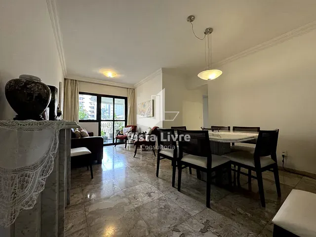 Apartamento com 100m² 3 quartos e 5 banheiros, à venda, no bairro Indianópolis em São Paulo
