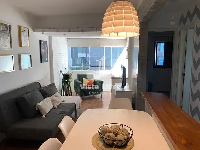Apartamento com 55m² 2 quartos e 2 banheiros, à venda, no bairro Indianópolis em São Paulo