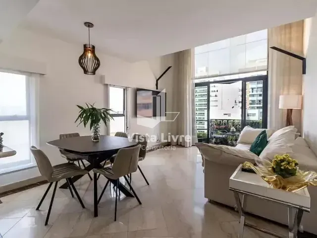 Apartamento com 75m² 1 quarto e 1 banheiro, à venda, no bairro Itaim Bibi em São Paulo