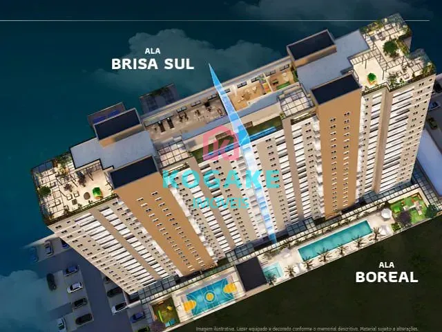 Apartamento 2 quartos e 2 banheiros, à venda, no bairro Jardim Sul em São José dos Campos