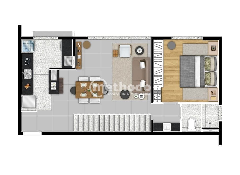 Apartamento, 1 quarto, 51 m² - Foto 19