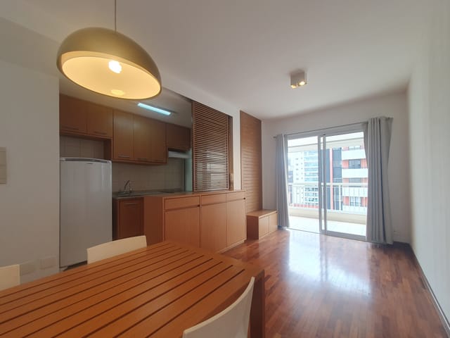 Apartamento com 65m² 1 quarto e 1 banheiro, para alugar, no bairro Cidade Monções em São Paulo