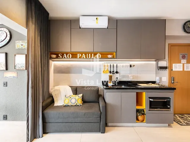 Apartamento com 34m² 1 quarto e 1 banheiro, à venda, no bairro Pinheiros em São Paulo