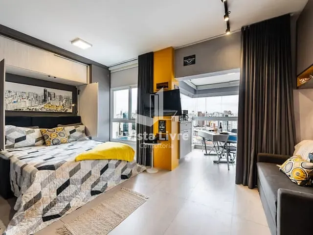 Apartamento com 34m² 1 quarto e 1 banheiro, à venda, no bairro Pinheiros em São Paulo