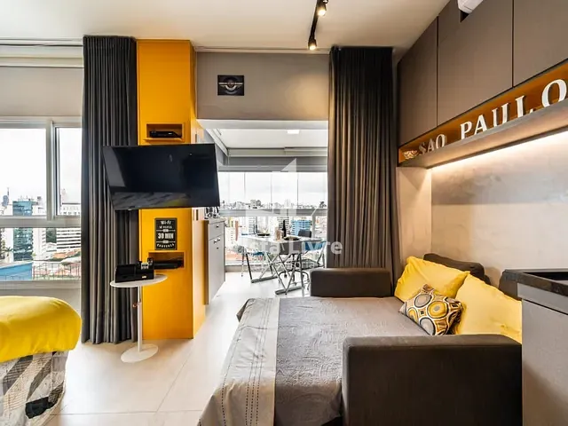 Apartamento com 34m² 1 quarto e 1 banheiro, à venda, no bairro Pinheiros em São Paulo