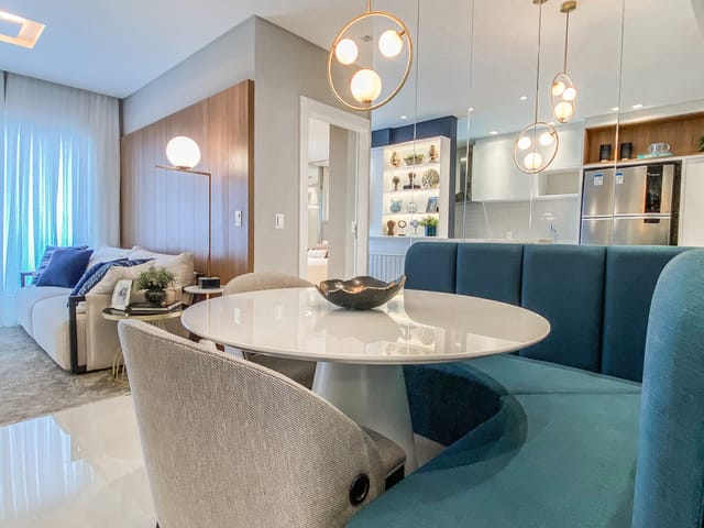 Apartamento com 81m² 2 quartos e 3 banheiros, à venda, no bairro Meia Praia em Itapema