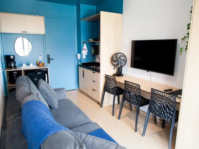 Apartamento com 50m² 1 quarto e 1 banheiro, à venda, no bairro Santo Amaro em São Paulo