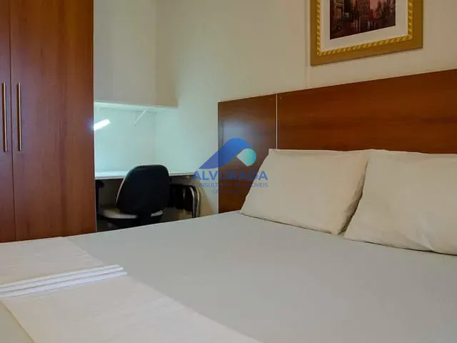 Apartamento 1 quarto e 2 banheiros, para alugar, no bairro Parque Residencial Aquarius em São José dos Campos