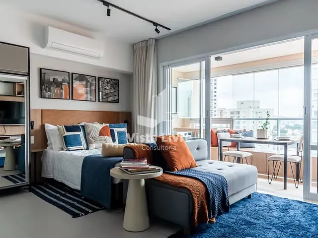 Apartamento com 42m² 1 quarto e 1 banheiro, à venda, no bairro Campo Belo em São Paulo