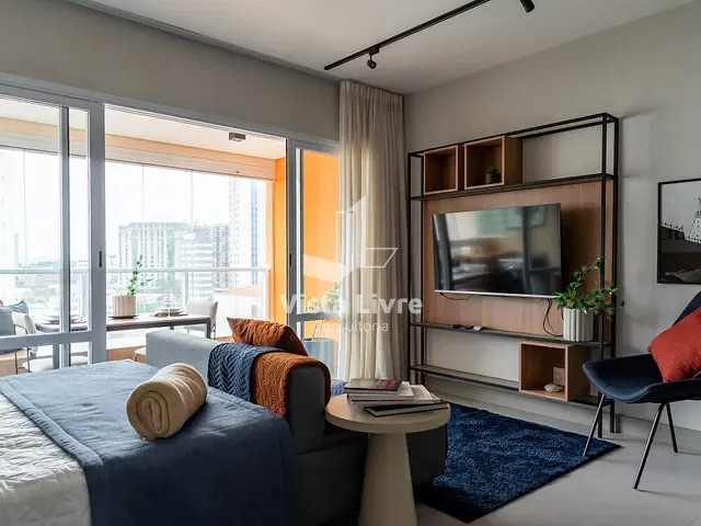 Apartamento com 42m² 1 quarto e 1 banheiro, à venda, no bairro Campo Belo em São Paulo