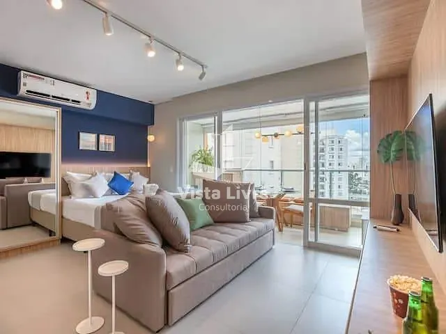 Studio com 42m² 1 quarto e 1 banheiro, à venda, no bairro Campo Belo em São Paulo