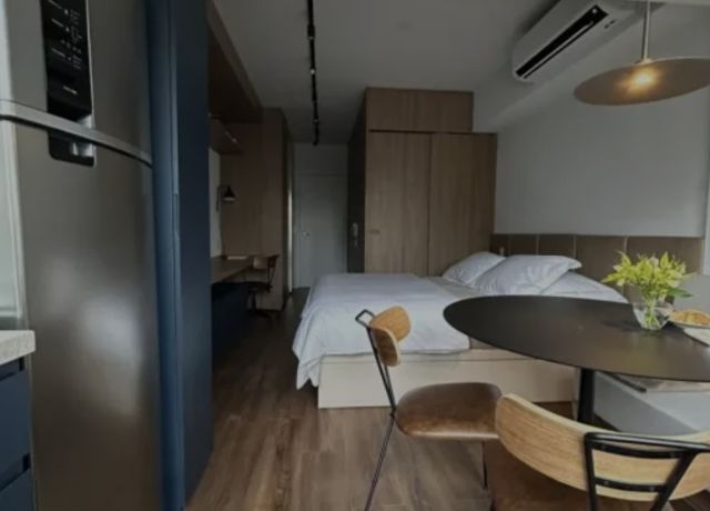 Apartamento com 40m² 1 quarto e 1 banheiro, para alugar, no bairro Pinheiros em São Paulo