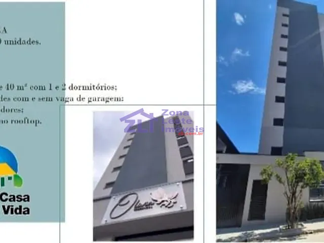 Apartamento com 40m² 2 quartos e 1 banheiro, à venda, no bairro Vila Antonina em São Paulo