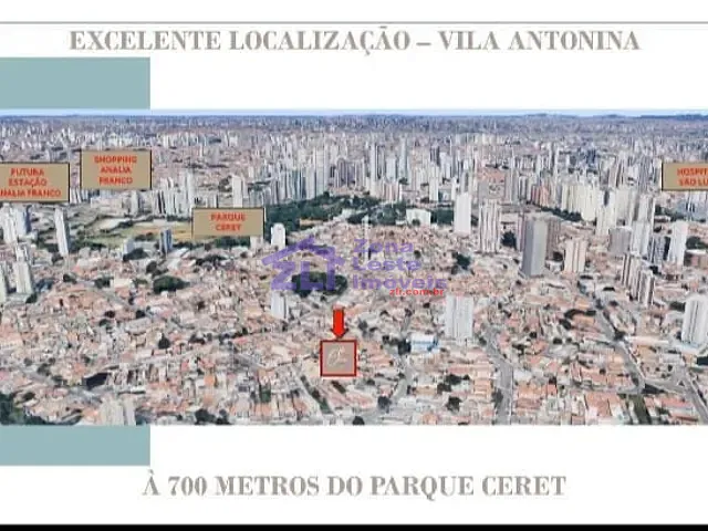 Apartamento com 30m² 1 quarto e 1 banheiro, à venda, no bairro Vila Antonina em São Paulo