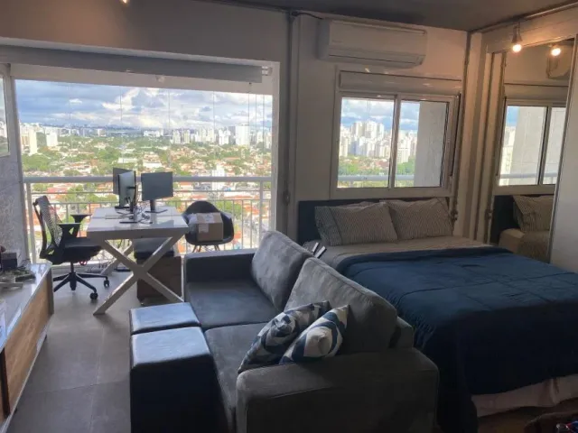 Apartamento com 60m² 1 quarto e 1 banheiro, à venda, no bairro Brooklin Paulista em São Paulo