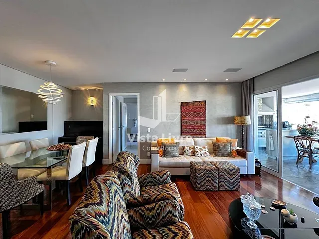 Apartamento com 138m² 2 quartos e 2 banheiros, à venda, no bairro Brooklin Paulista em São Paulo