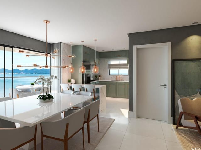 Apartamento com 119m² 3 quartos e 4 banheiros, à venda, no bairro Balneário Pereque em Porto Belo