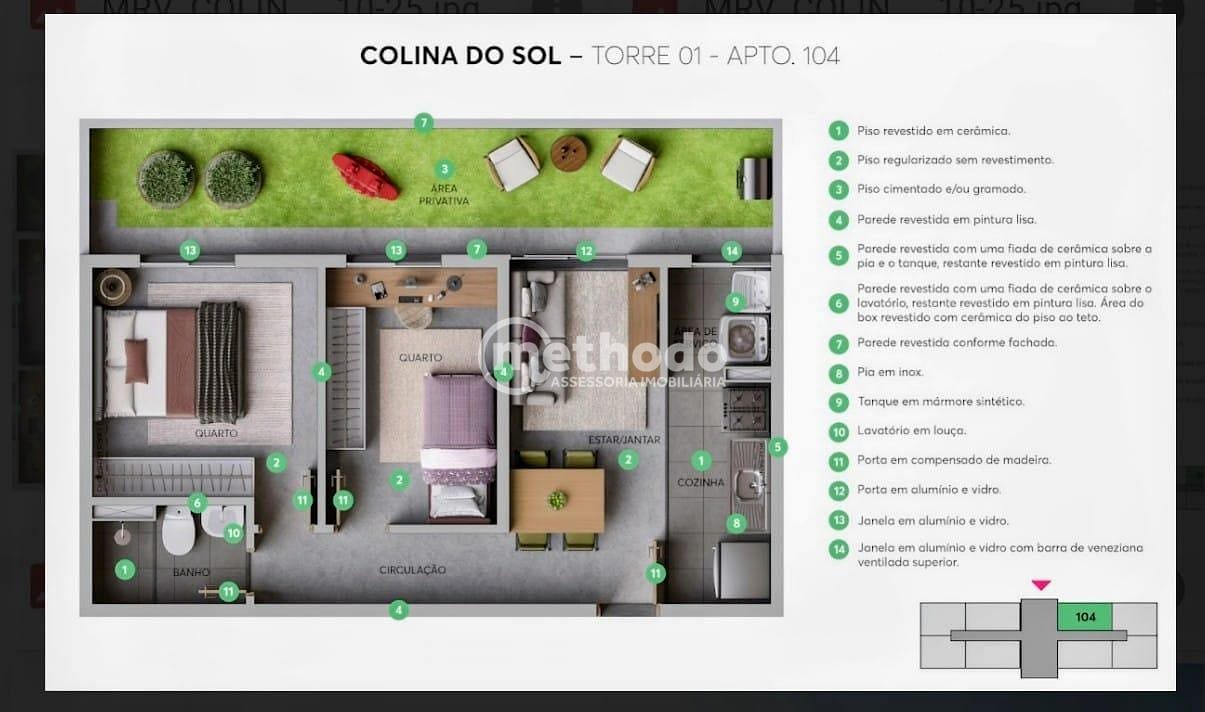 Apartamento, 2 quartos, 39 m² - Foto 9