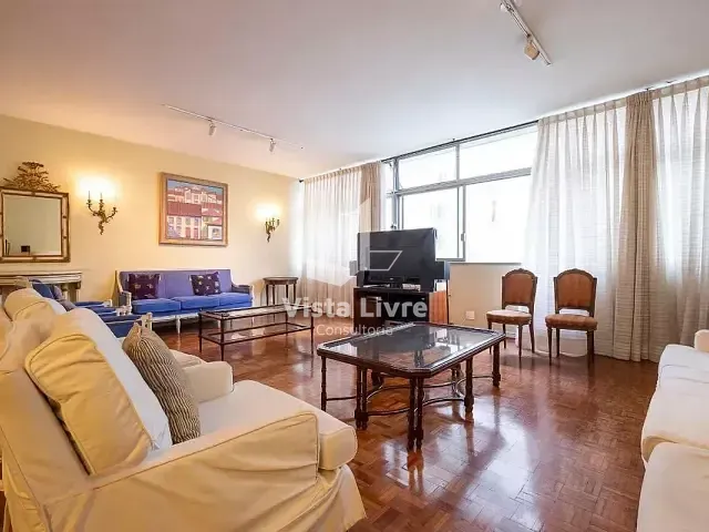Apartamento com 190m² 3 quartos e 4 banheiros, à venda, no bairro Cerqueira César em São Paulo