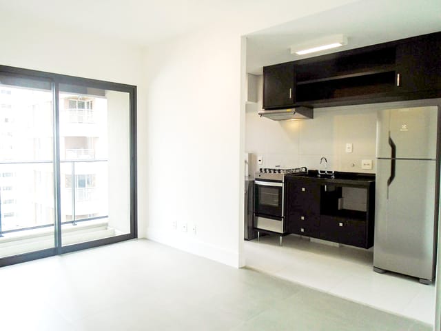 Apartamento com 40m² 1 quarto e 1 banheiro, para alugar, no bairro Pinheiros em São Paulo