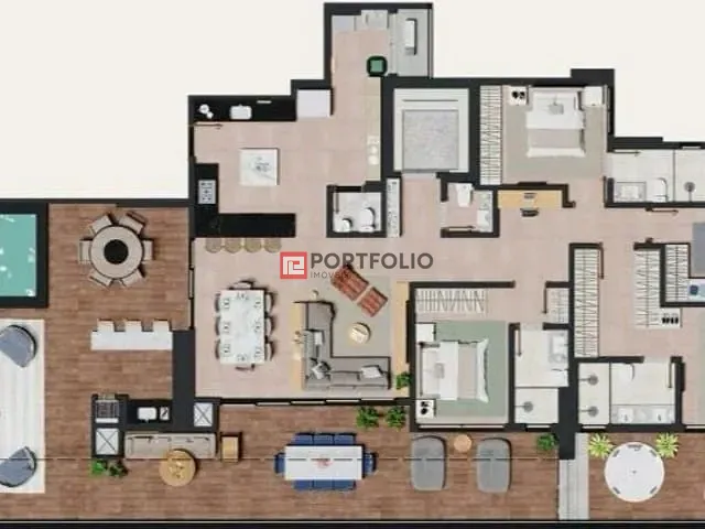 Apartamento 4 quartos e 5 banheiros, à venda, no bairro Setor Bueno em Goiânia