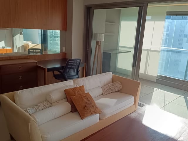 Apartamento com 84m² 2 quartos e 3 banheiros, para alugar, no bairro Brooklin Paulista em São Paulo