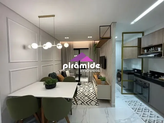 Apartamento com 56m² 2 quartos e 2 banheiros, à venda, no bairro Parque Industrial em São José dos Campos