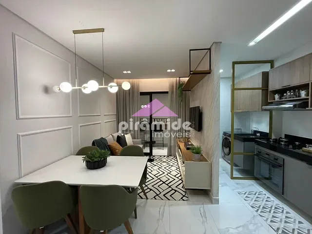 Apartamento com 56m² 2 quartos e 2 banheiros, à venda, no bairro Parque Industrial em São José dos Campos