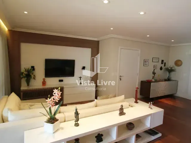 Apartamento com 165m² 3 quartos e 4 banheiros, à venda, no bairro Brooklin Novo em São Paulo