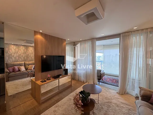 Apartamento com 67m² 1 quarto e 1 banheiro, à venda, no bairro Brooklin Paulista em São Paulo