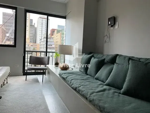 Apartamento com 80m² 1 quarto e 2 banheiros, à venda, no bairro Jardim Paulista em São Paulo