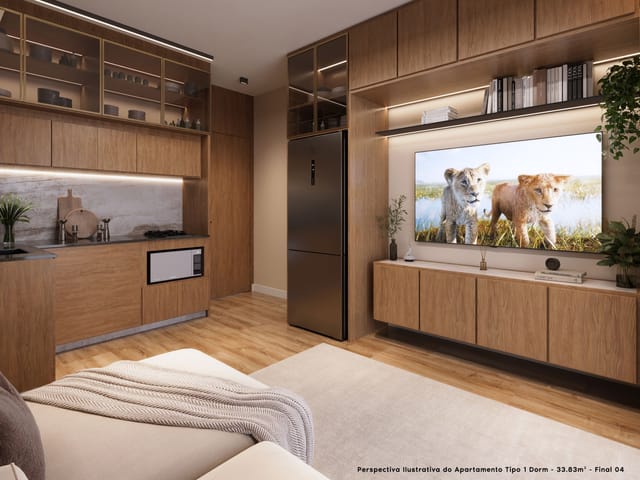 Apartamento com 30m² 1 quarto e 1 banheiro, à venda, no bairro Vila Clementino em São Paulo