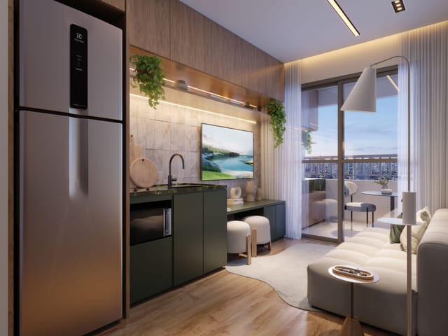 Apartamento com 30m² 1 quarto e 1 banheiro, à venda, no bairro Vila Clementino em São Paulo