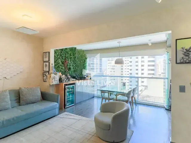 Apartamento com 43m² 1 quarto e 1 banheiro, à venda, no bairro Santo Amaro em São Paulo