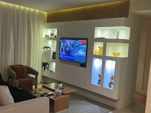 Apartamento com 118m² 3 quartos e 3 banheiros, à venda, no bairro Parque Residencial Aquarius em São José dos Campos