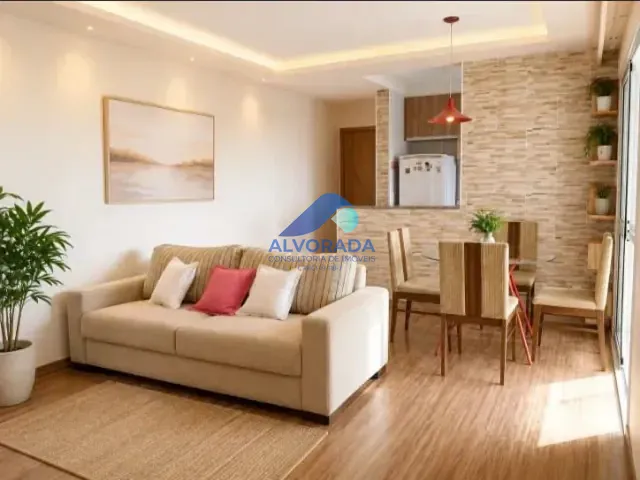 Apartamento 2 quartos e 2 banheiros, à venda, no bairro Jardim Veneza em São José dos Campos