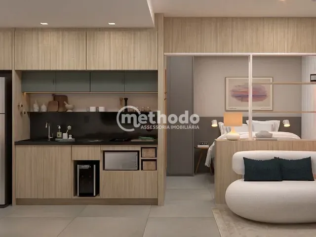 Apartamento com 42m² 1 quarto e 1 banheiro, para alugar, no bairro Cambuí em Campinas