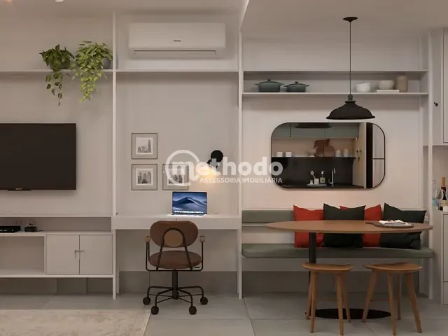 Apartamento com 42m² 1 quarto e 1 banheiro, para alugar, no bairro Cambuí em Campinas