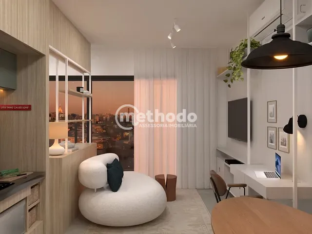 Apartamento com 42m² 1 quarto e 1 banheiro, para alugar, no bairro Cambuí em Campinas